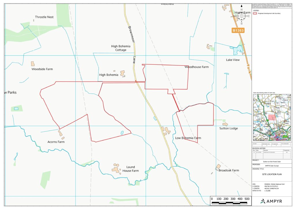 Plan 1: Site location